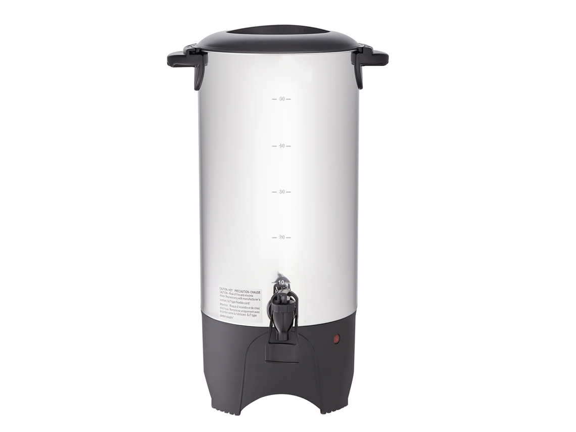 Cafeteira Comercial Succebuy, Dispensador De Café Em Aço Inoxidável Com Capacidade Para 50 Chávenas E Preparação Rápida