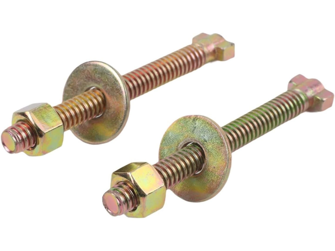 2 Parafusos De Gaiola Freio Dourados Compatíveis Com Bendix 800921 E