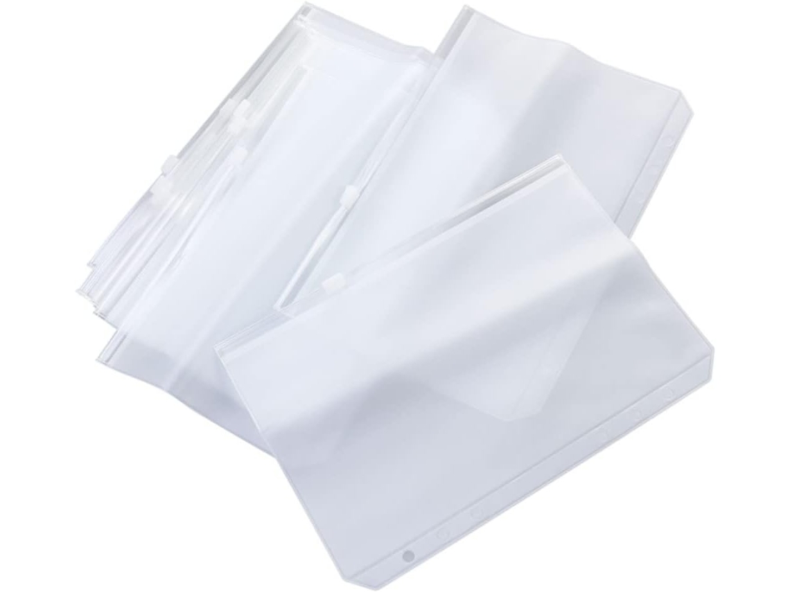 Conjunto De 10 Sacos De Papel Com Zíper Para Organizar Documentos E Objetos Diversos, Sacos De Armaz Gokoco