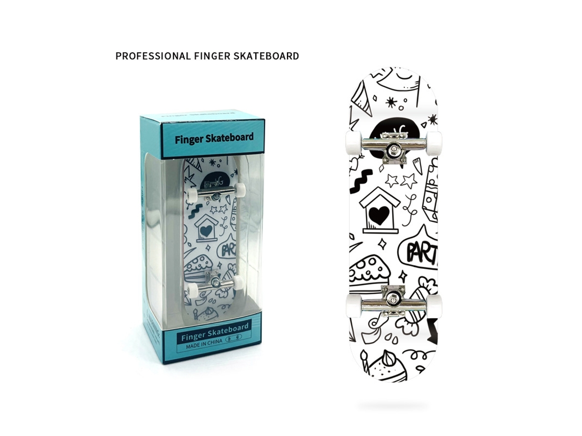 Fingerboard Profissional de Madeira Natural de Ácer Monopatim para Dedos Finger Skate Pequen 29x99mm YUYSAN szhy10