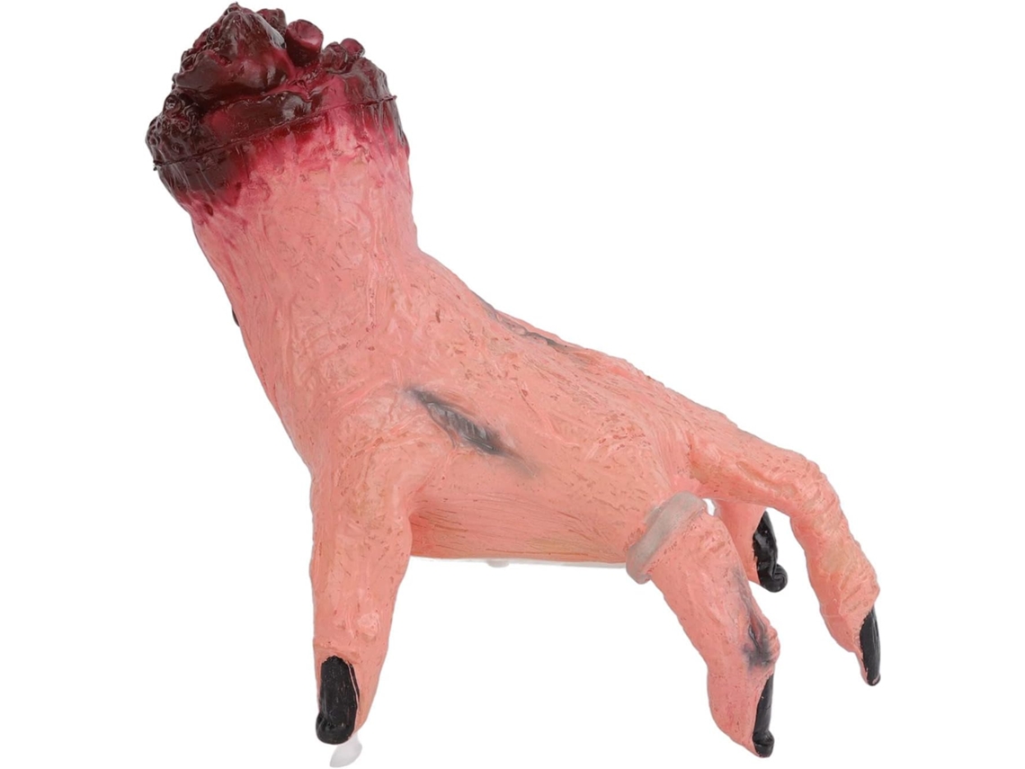 Mão Rastejante Cryfokt Para O Halloween, Feita De Vinil E Alimentada