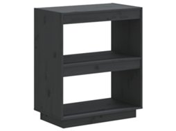 Book Cabinet, Book Cabinets Vidaxl Cinzeto Madeira De Pinho (n/a)