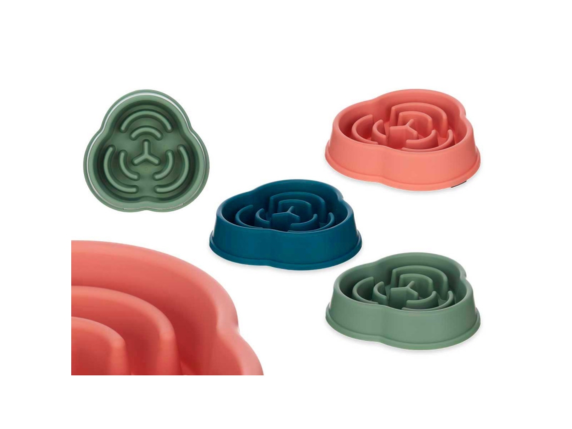 Comedouro Para Alimentação Lenta Rosa 20 Cm