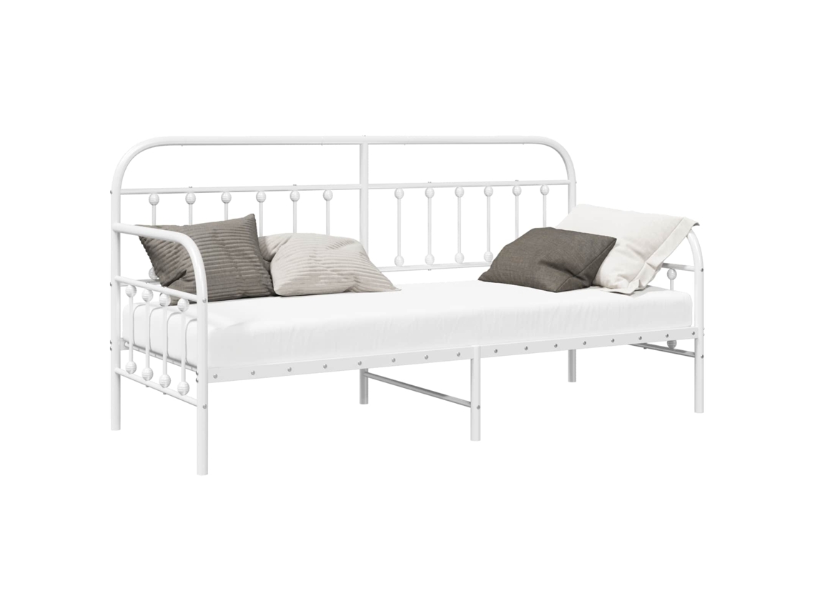 Estrutura de Cama de Dia MAISON EXCLUSIVE 75 X 190 Cm Aço Revestido a Pó