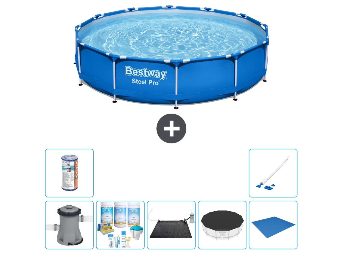 Bestway Piscina Bestway Steel Pro Redonda - 366x76 Cm - 8-peças S21593
