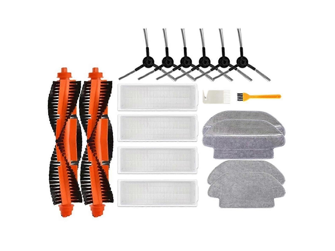 Para Mi Robot Vacuum-mop Pro Stytj02ym 2s / 3c / 3490 V2 Pro V3 Se Filtros De Escova Lateral Principal Mops