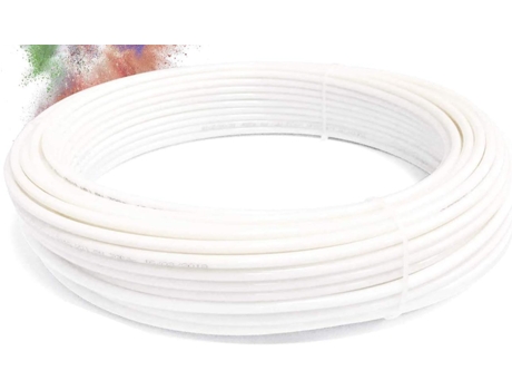 Rolo 100m Tubulação Poliamida 1/4 Branca Superfog