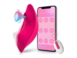 Vibrador de Sucção Wearable 9 Modos de Controle Remoto Ventosa Vibrador Estimulador Clitoriano.CZHHMART