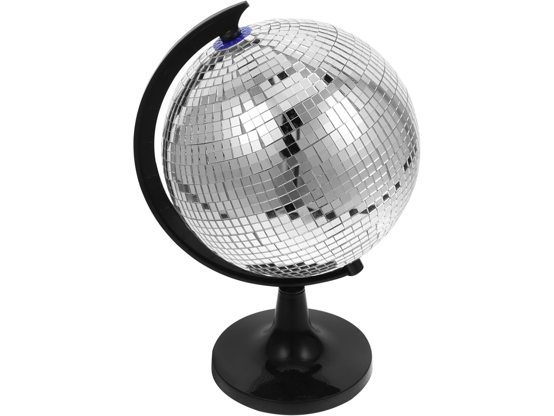 Discoteca Giratória Vidro Decoração Palco Ornamento Criativo Resistente Forma Globo Central Espelhada Quarto GOKOCO