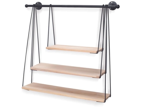 Cmp Prateleira de Parede Giratória com Fio M4 Metal 67 5X62 Cm HOME DECO FACTORY