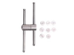Compressor De Ponta De Taco De Bilhar (pressão Aço Inox Fácil Uso)