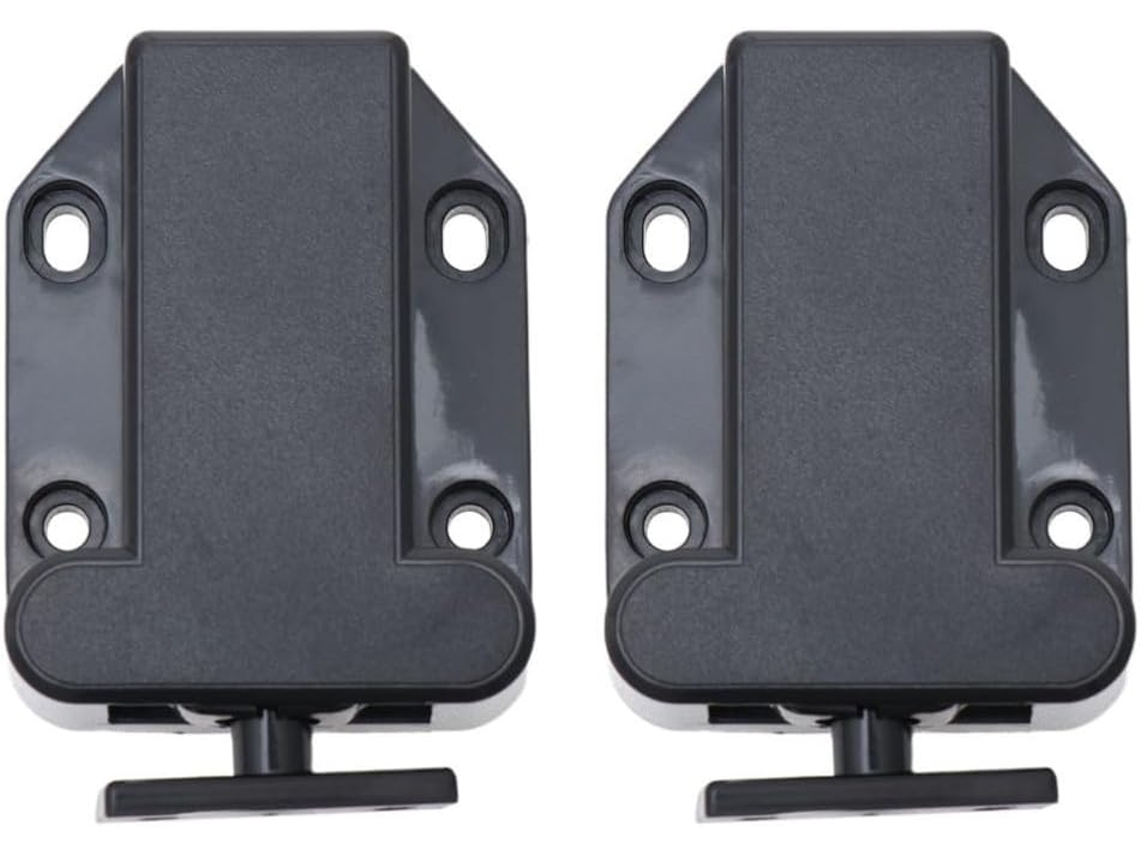 Conjunto De 2 Travas Porta Com Travamento Automático Para Armários E