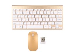 Kit De Teclado E Mouse Sem Fio Inteligente