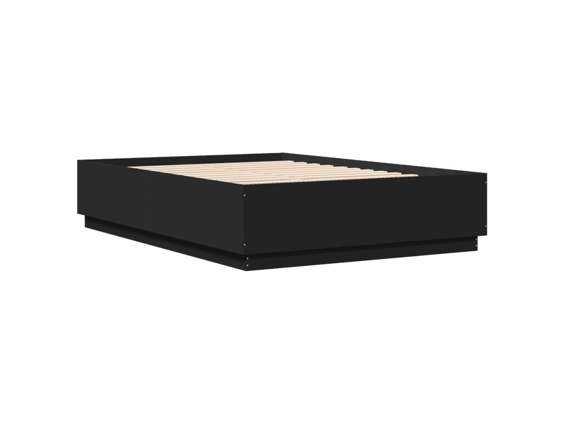 Estrutura de Cama com Led Sem Colchão MAISON EXCLUSIVE Preto (150x200 cm)