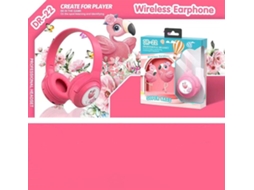 Auscultadores Bluetooth SENLIN Rosa Cisne5.0 Universal Sem Fio