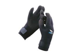 Luvas Semi-Dry 5 Milímetros Preto Mist Dolphin Tech