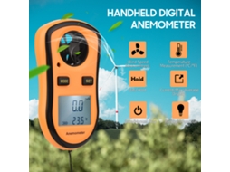 Anemômetro digital YURU Gm8908 com indicador de frio do vento para windsurf e navegação