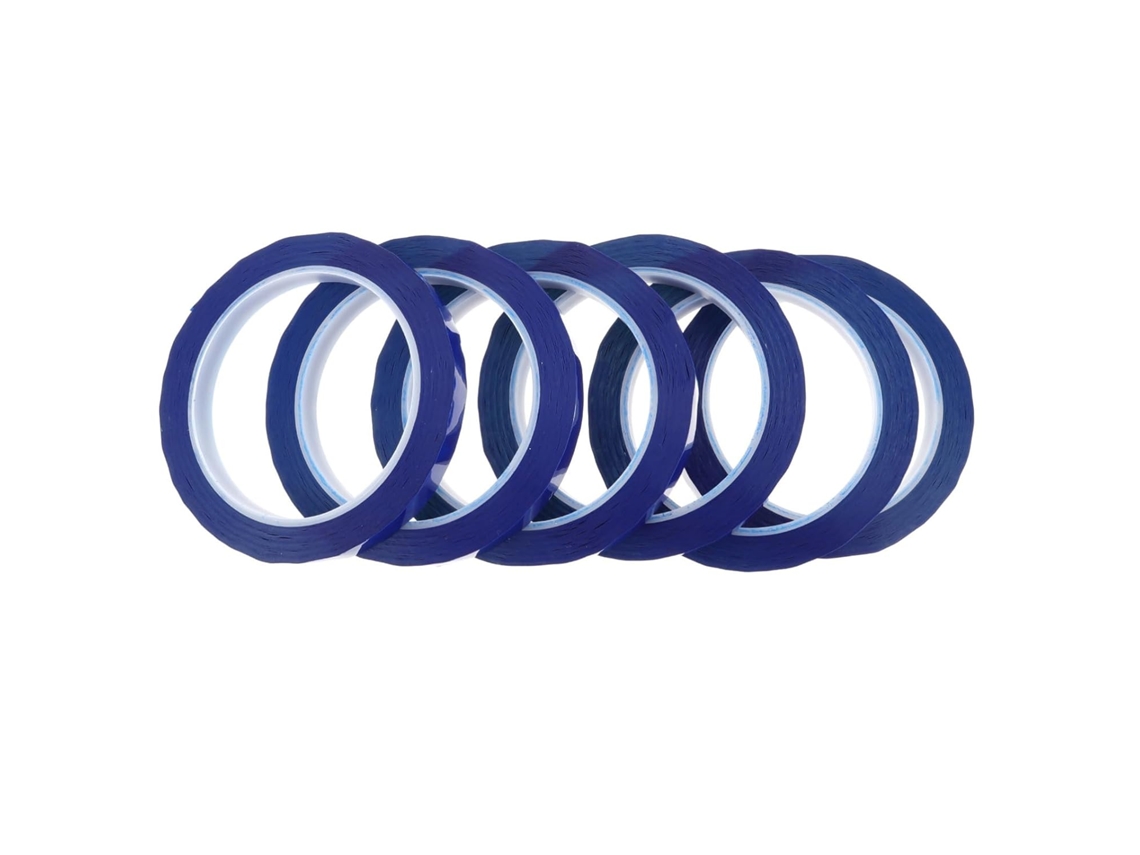 Fita Isolante Pet Azul, Boa Adesão E Conformabilidade, 6 Rolos Para Isolamento Térmico E Reparos Domésticos
