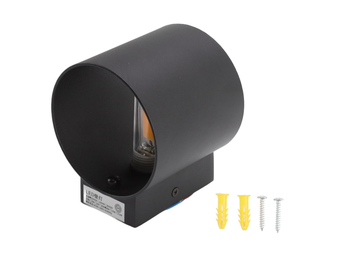 Luminária de Parede Cilíndrica Led Moderna e Simples de 8w CHABERLU