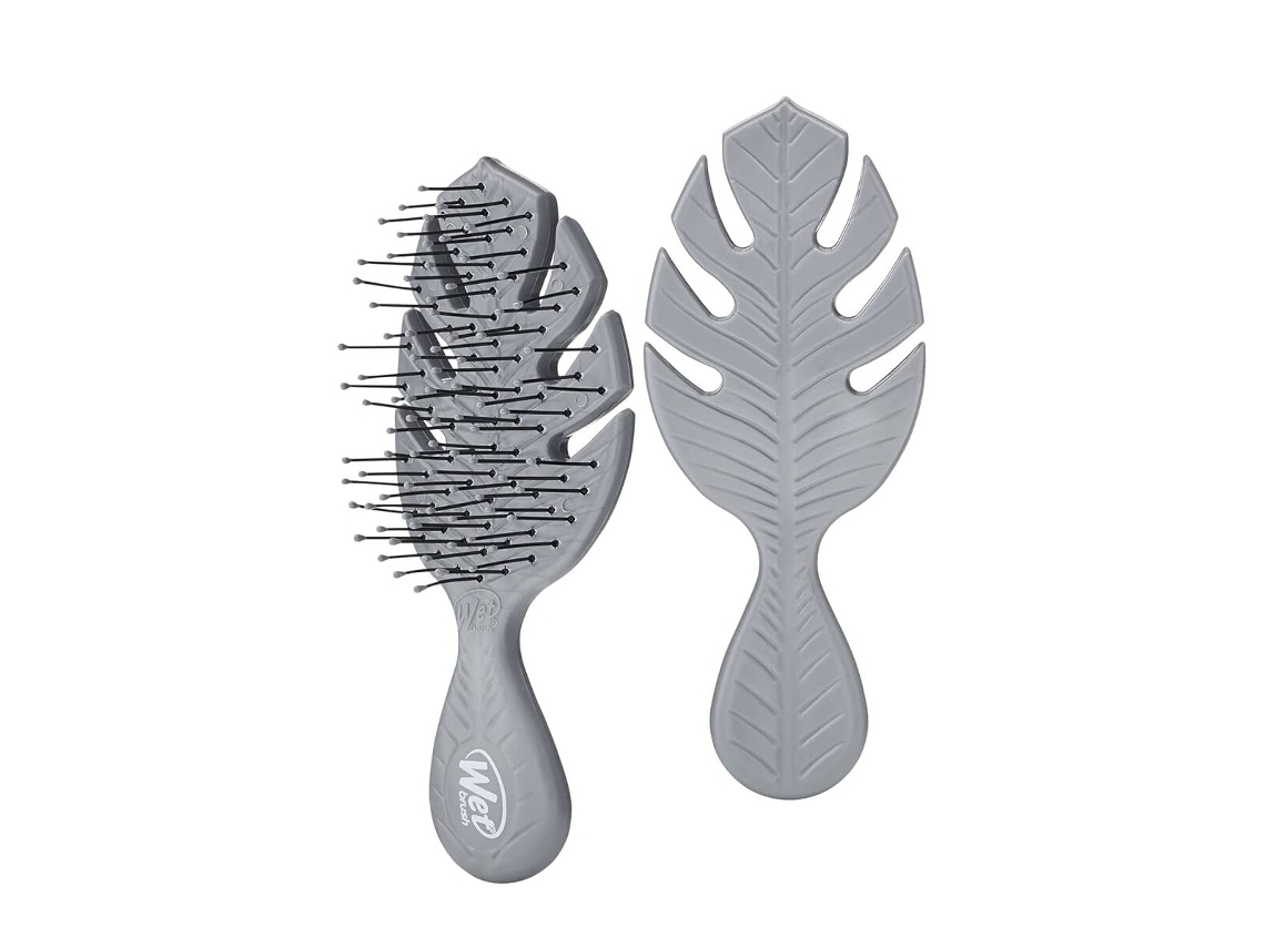 Escova De Cabelo - Wet Brush - Go Green Mini Detangler - Cinza - Unissexo