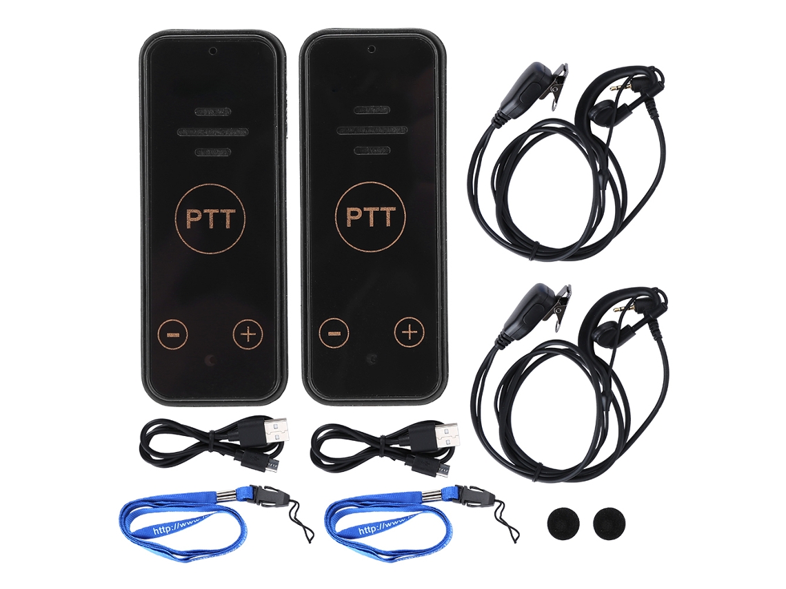 Mini Walkie Talkies 0,5 W 400 470 Mhz Transmissor De Rádio Fone De Ouvido Com Gancho De Orelha Brilvibera