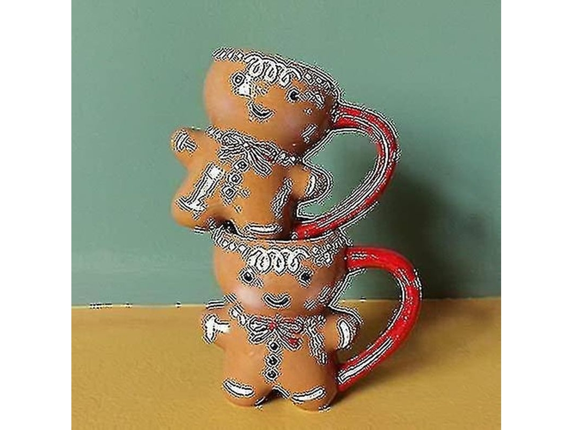 Taza De Jengibre De Navidad, Cerámica, Para Café, Leche, Agua, Divertida, Viajes, Para Niñas Y Niños