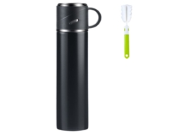 2026 botella de Água Isolada de 580ml com Tampa, Copo de Café Reutilizável para Viagens, Aço Inoxidável 304, Anti vazamento