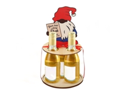 Porta garrafas de Natal Black nosed Old Man para Mini Garrafas LAXISCREED
