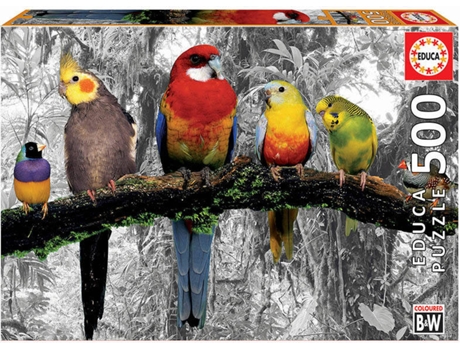 Puzzle 500 Pássaros Na Selva