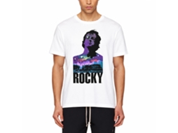 Rockinstone Rocky Movie Stallion Heather Khaki Adult T-shirt Size:xxxl