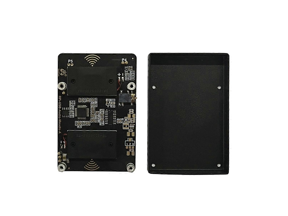 Módulo de placa de som USB Hat com caixa para Brilvibera 4b