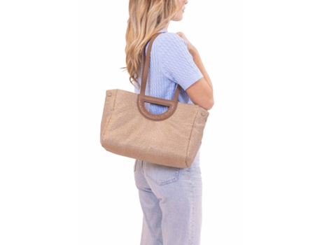 Mala de Mulher BORBONESE Bouche Medium Shopping Castanho (one)