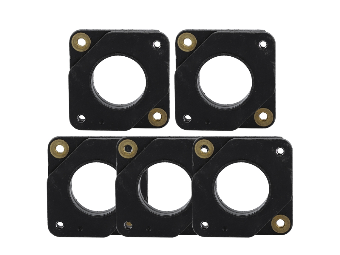 5 Peças Amortecedor De Vibração Do Motor Passo 42, Anel/almofada 41416mm Preto Luz Dourada