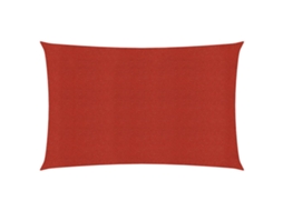 Sun Sail, Sun Sails Vidaxl Vermelho Polietileno (2.5 X 5 M)