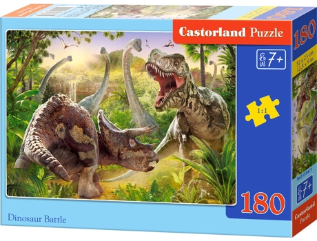 Puzzle  Dinosaur Battle (180 Peças)