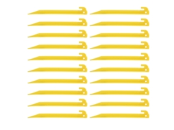 Mali 20pcs Estacas de Tenda Plástica Resistente para Camping Awning Canopy Areia Solo 9 Polegadas