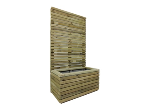 Painel Elegance com Jardineira Da VIDAHUERTO de 150 Cm de Altura Jardineira 120X60X60 Cm