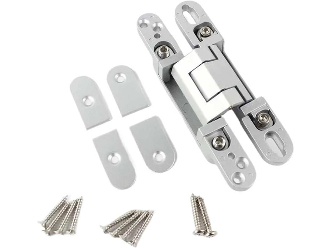 Dobradiça Invisível, Dobradiças Ocultas Para Portas, Ajustáveis, Com Fechamento Suave, Suporta Até 120kg, Para Portas De