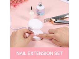 Kit De Gel De Unhas Layhou Com Lâmpada Uv Led, Pontas Falsas, Buffer E Alicate Para Uso Em Salão E Casa