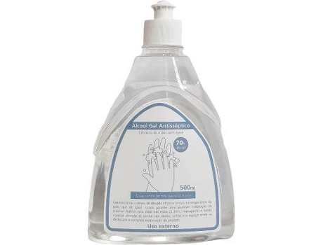 Gel Desinfectante Antisseptico 70 % 500 ml
