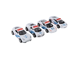 Mali brinquedo Carro de Liga com Tração Ré para Crianças High Simulation Presente Branco