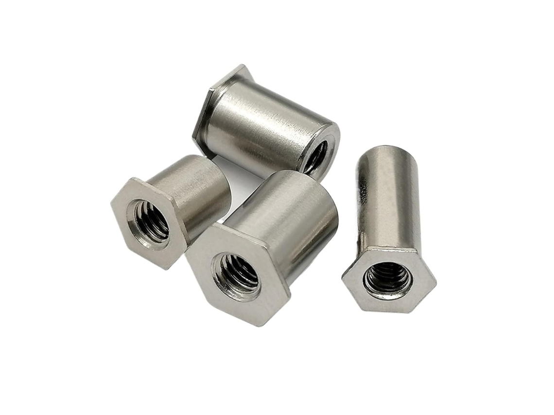 Porca Sextavada De Aço Inoxidável 304com Furo Passante, Para Rebitagem De Coluna, M2 5, M3, M4, M5, M6, M8 3mm, M2 50 Peças