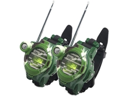 Unidades De Walkie Talkies Para Crianças, Longo Alcance, Rádio Bidirecional, Camuflado Brilvibera