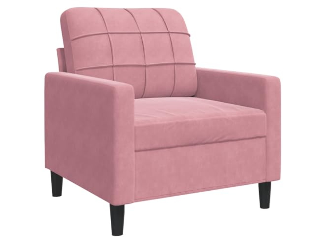 Sofa Chair, Sofa Chairs Vidaxl Cor-de-rosa Veludo (n/a)