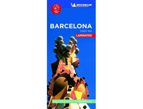 Livro Plano Plastificado Barcelona De Michelin Editions (inglês)