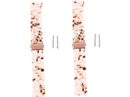 2 Pulseiras Elegantes De Resina Para Relógio Inteligente, Ideais