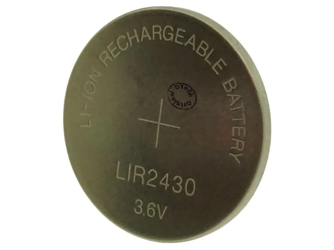 Bateria de botão recarregável para OTECH LIR 2430 OTECH