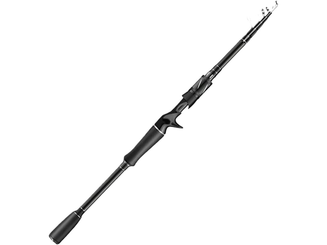 1,8 M 2,7 Vara Pesca Telescópica Carbono Arremesso Água Doce