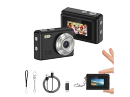 Mini Câmara de Bolso, Gravação de Vídeo a 1080p e 2mp, Perfeita para Viagens, Festas e Vlogs. Preto HEXINYIGJLY