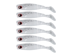 Lure Soft Bait (bionic Fish Luring, Simulated Dynamics) Two-color Soft Bait 100mm 5.5g Paddle Tail Soft Bait 6 Pcs Bionic Water Beauty Lure